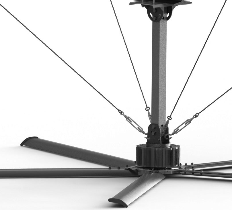 3 phase gearless ceiling fan