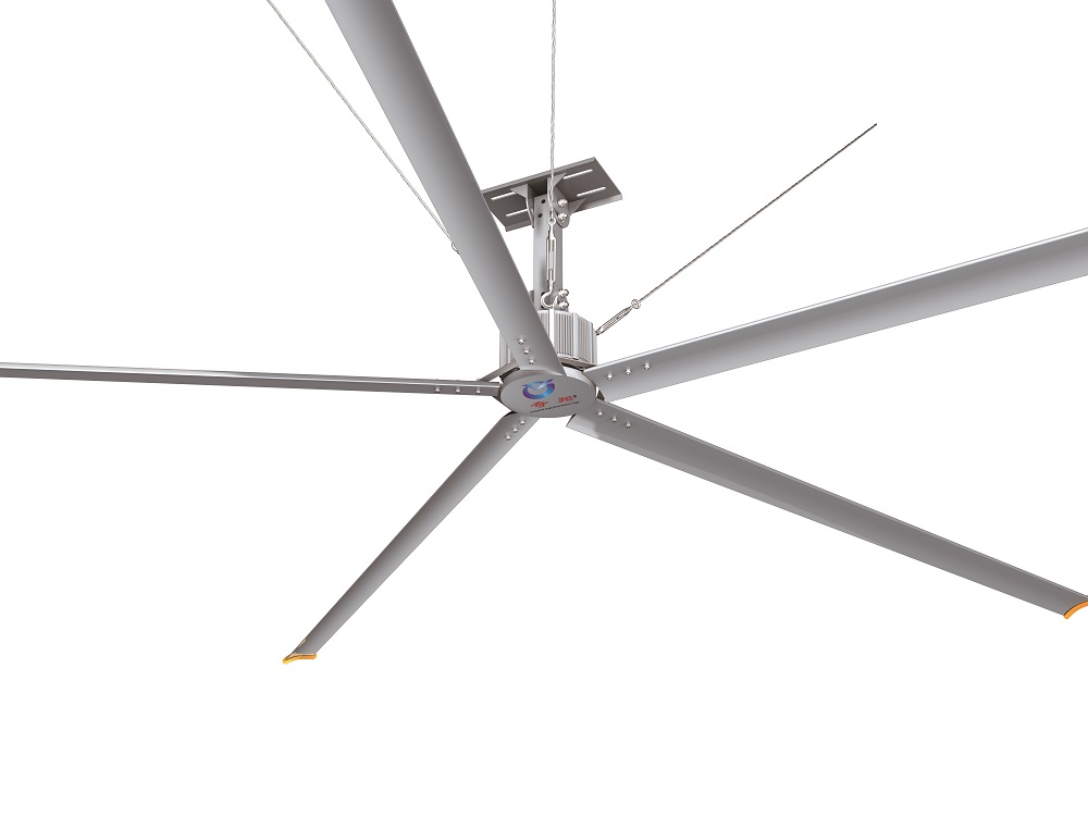 High-volume low-speed (HVLS) fan