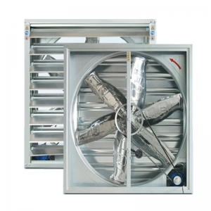 Qixiang Energy Saving Wall-Mounted Centrifugal Fan 745mm Galvanized Sheet 220-240V/380V for Farm Warehouse Factory Box Poultry