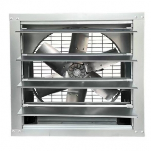 QX-900 0.37KW DC Galvanized Sheet Factory Greenhouse Poultry Air Ventilation Wall-Mounted Axial Exhaust Fan 220-240V/380V Ball