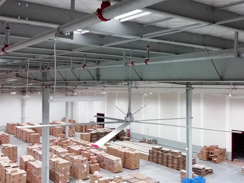 Qixiang New Type Industrial Big Ceiling Fans For Commercial Place